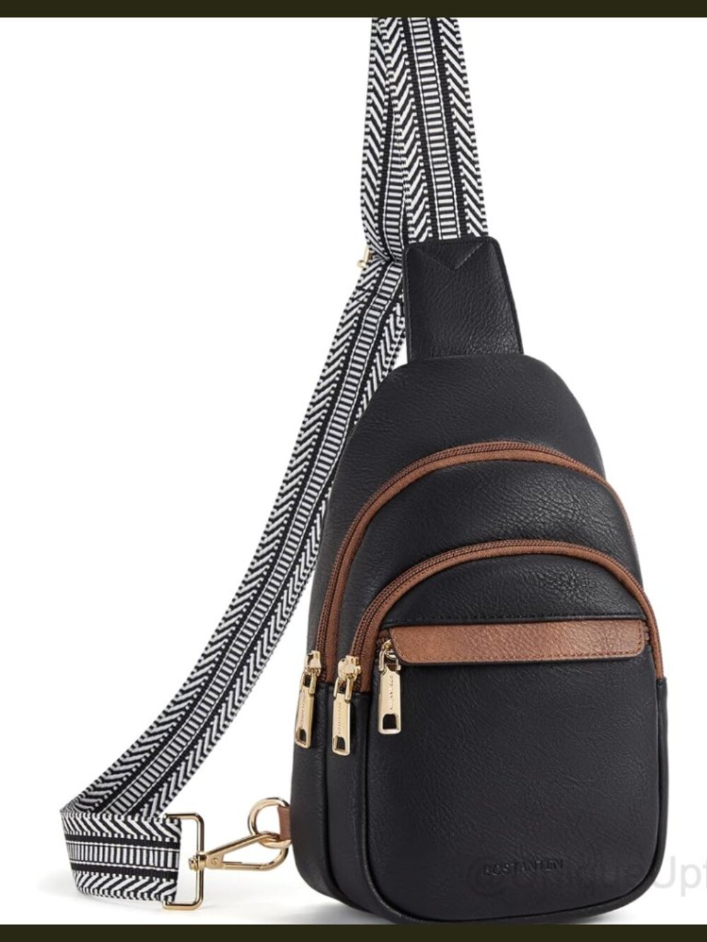 Small Vegan Leather Sling Bag Crossbody Fanny Pack Travel RFID Pockets